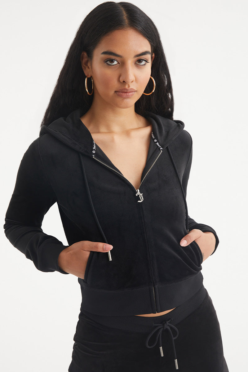 Gemini Customizable Big Bling Velour Hoodie - Image 4