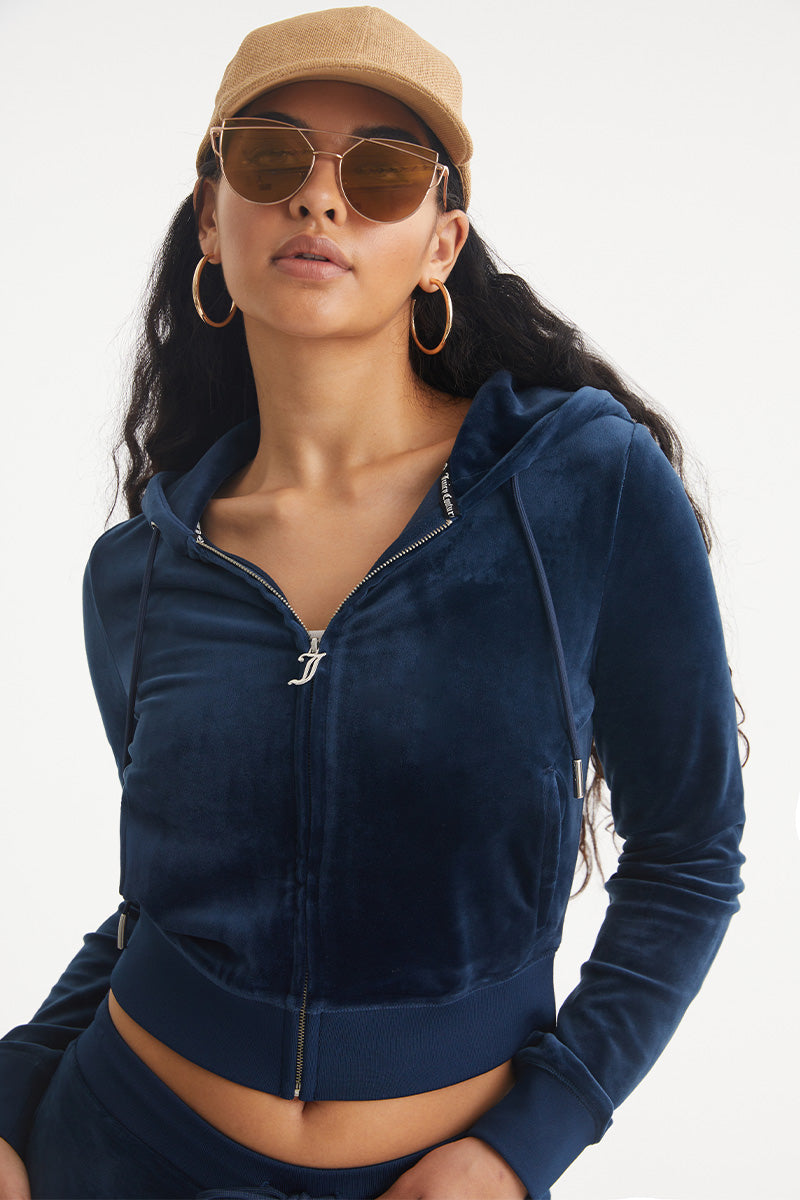Sagittarius Customizable Big Bling Velour Hoodie - Image 2
