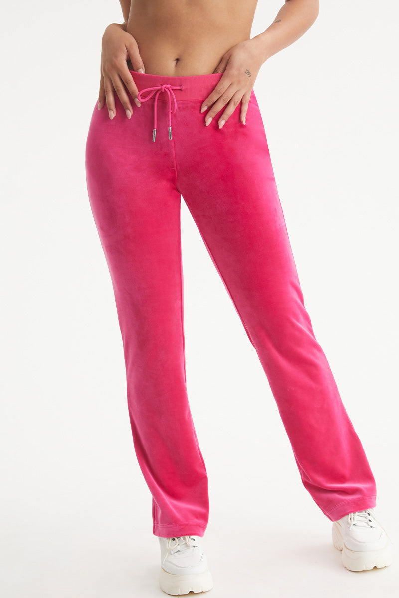 Aquarius Customizable Big Bling Velour Track Pants - Image 4