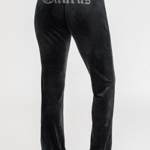 Taurus Customizable Big Bling Velour Track Pants
