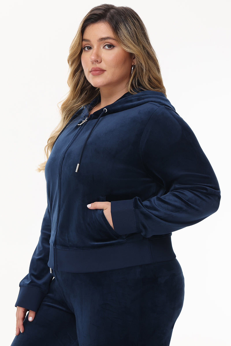 Bride Customizable Big Bling Velour Hoodie - Image 11