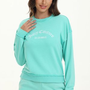 French Terry Embroidered Crewneck
