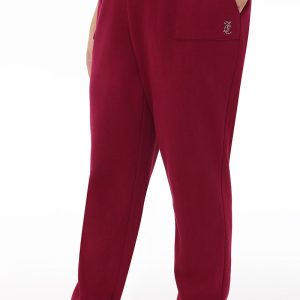 Plus-Size Small Bling Fleece Sweatpants