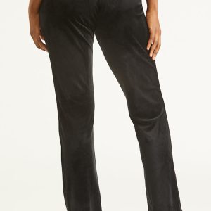 Wifey Customizable Big Bling Velour Track Pants