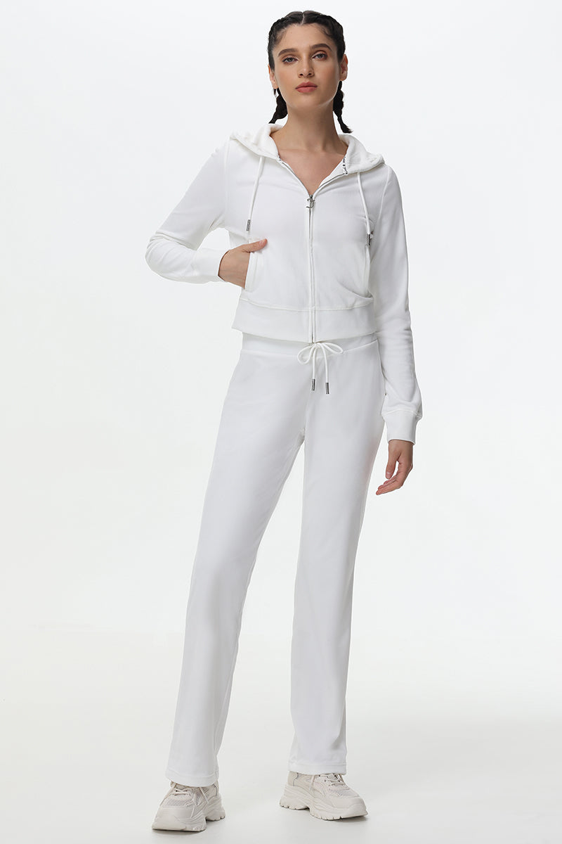 Plus-Size Technicolor Customizable Big Bling Velour Hoodie - Image 10