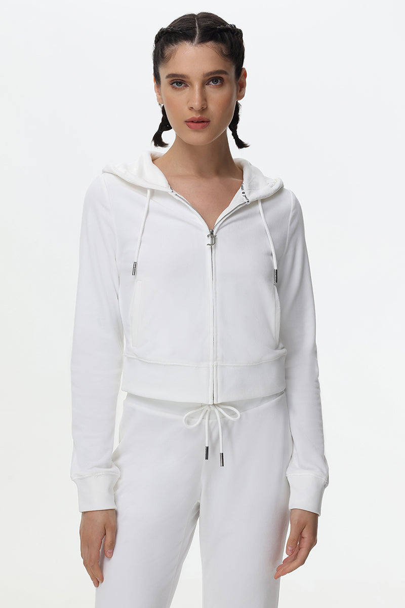 Plus-Size Technicolor Customizable Big Bling Velour Hoodie - Image 9