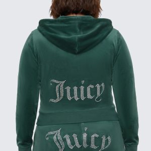 Plus-Size OG Big Bling Velour Hoodie