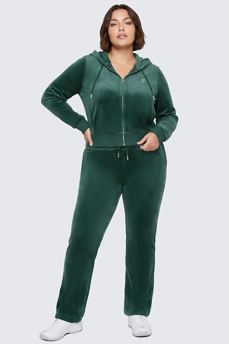 Plus-Size OG Big Bling Velour Hoodie - Image 6