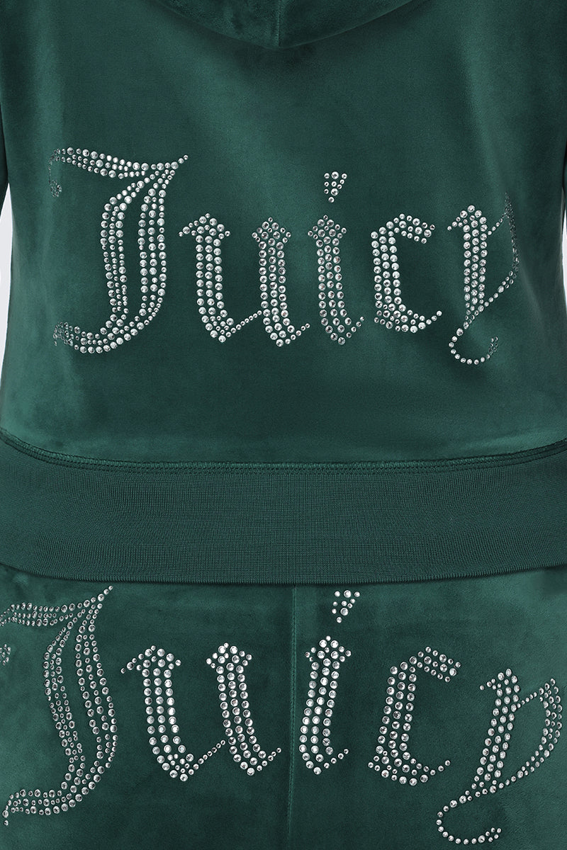 Plus-Size OG Big Bling Velour Hoodie - Image 3