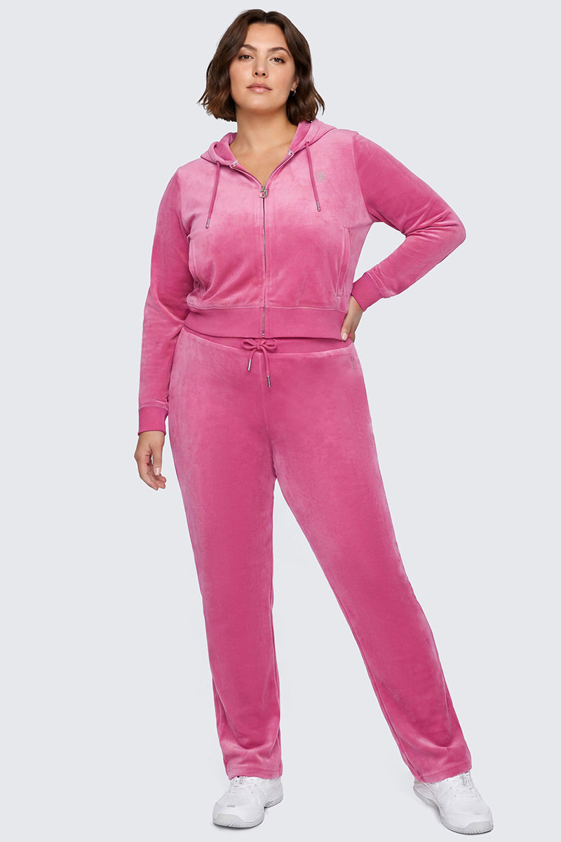 Plus-Size OG Big Bling Velour Track Pants - Image 6