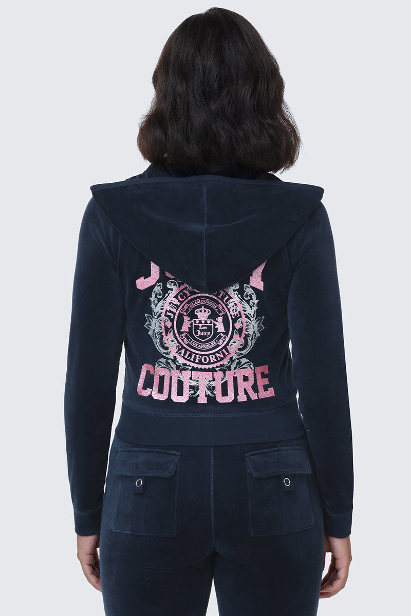 Scottie Cotton Velour Hoodie - Image 2