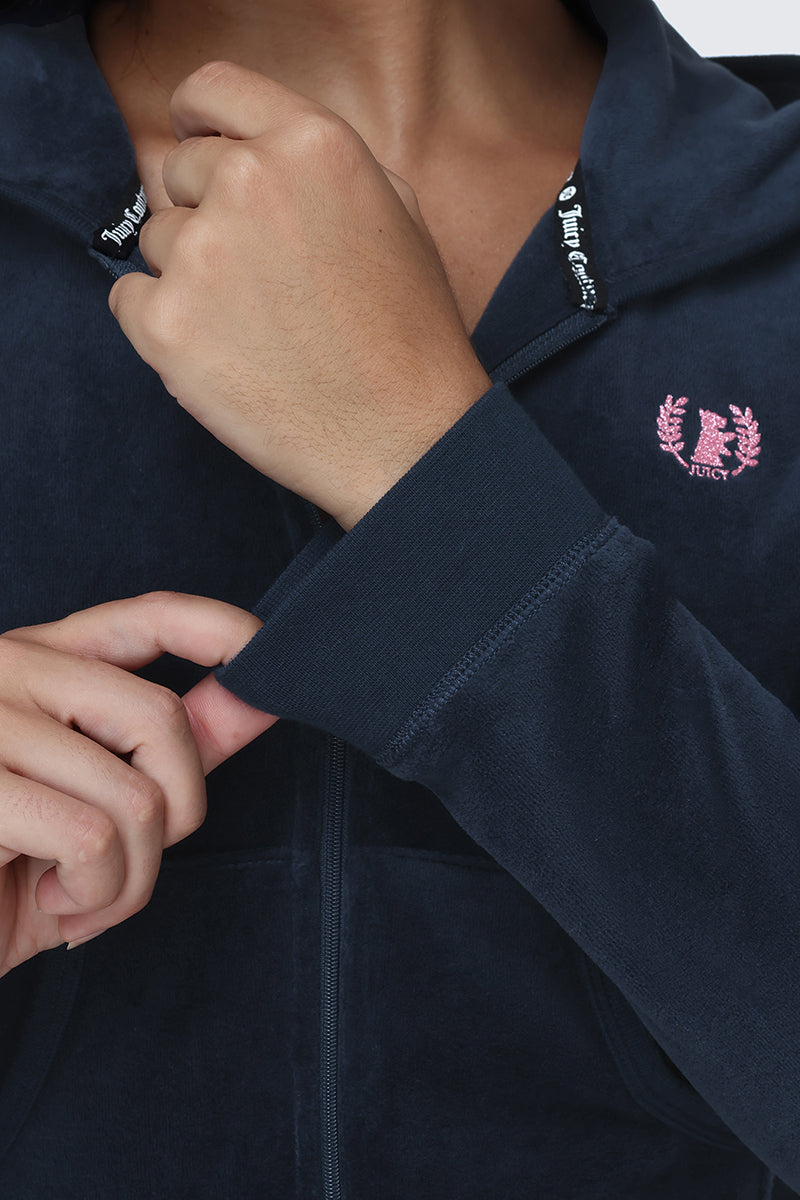 Scottie Cotton Velour Hoodie - Image 4