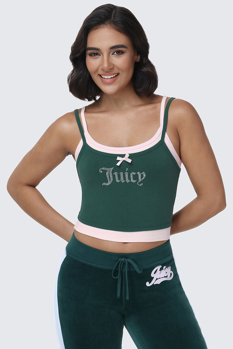 Small Bling Double Layer Cami - Image 2