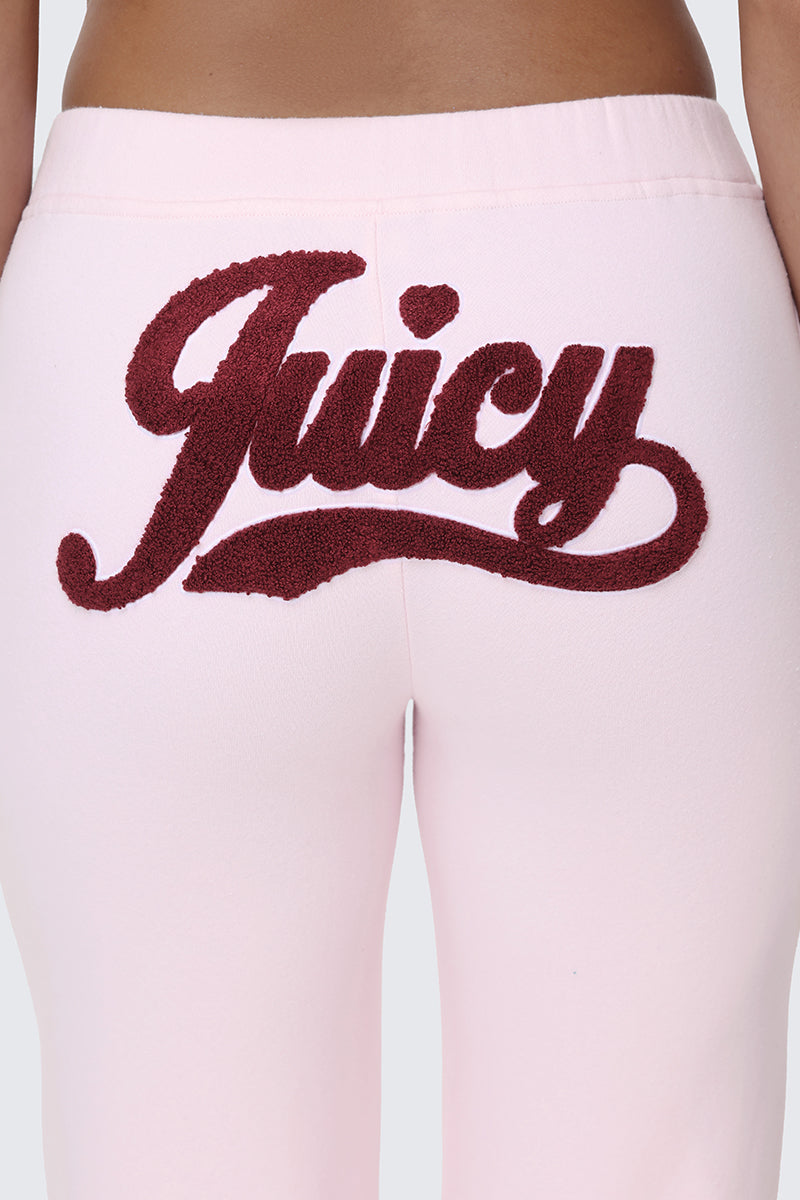 Embroidered Knit Bubble Leg Pants - Image 3