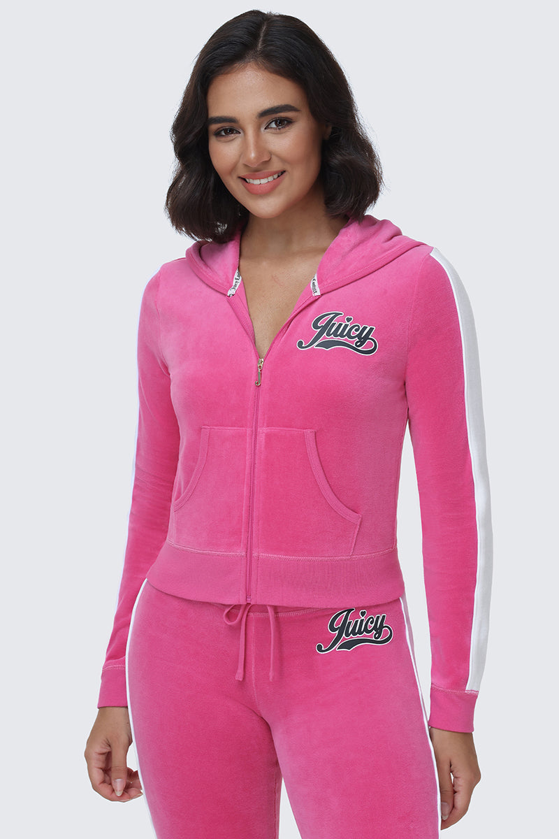 Cotton Velour Hoodie - Image 3
