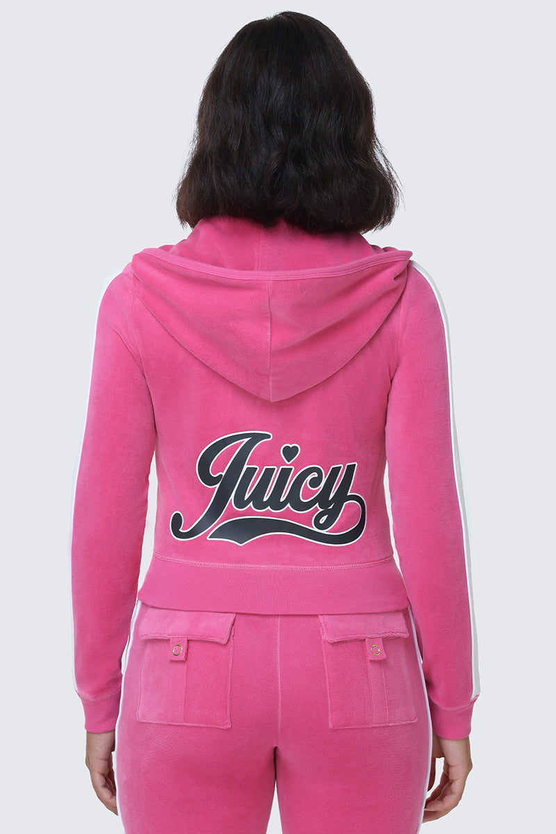 Cotton Velour Hoodie - Image 2
