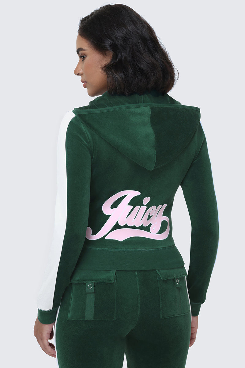 Cotton Velour Hoodie - Image 2