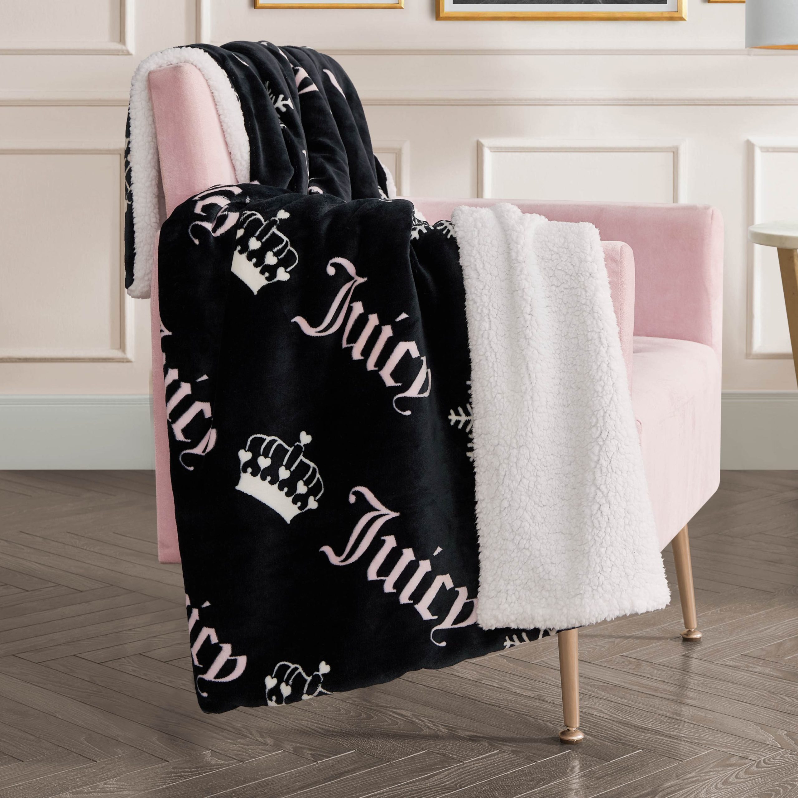 Plush Reversible Sherpa Throw Blanket - Image 4