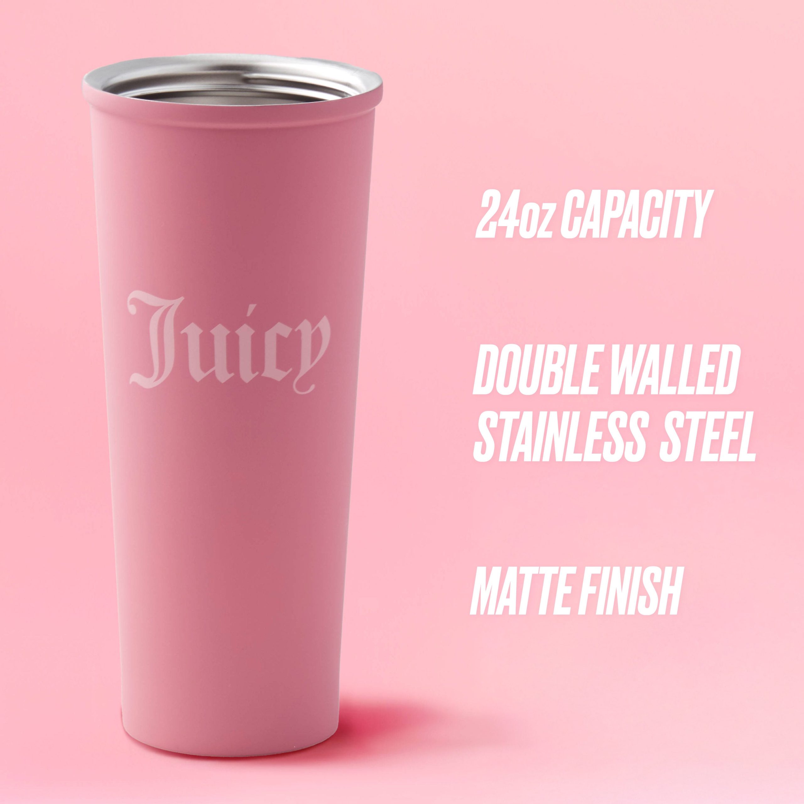 Couture Hydration Stainless Steel Tumbler Cup 6-Piece Set - Image 3