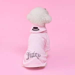 Bling Velour Pet Hoodie