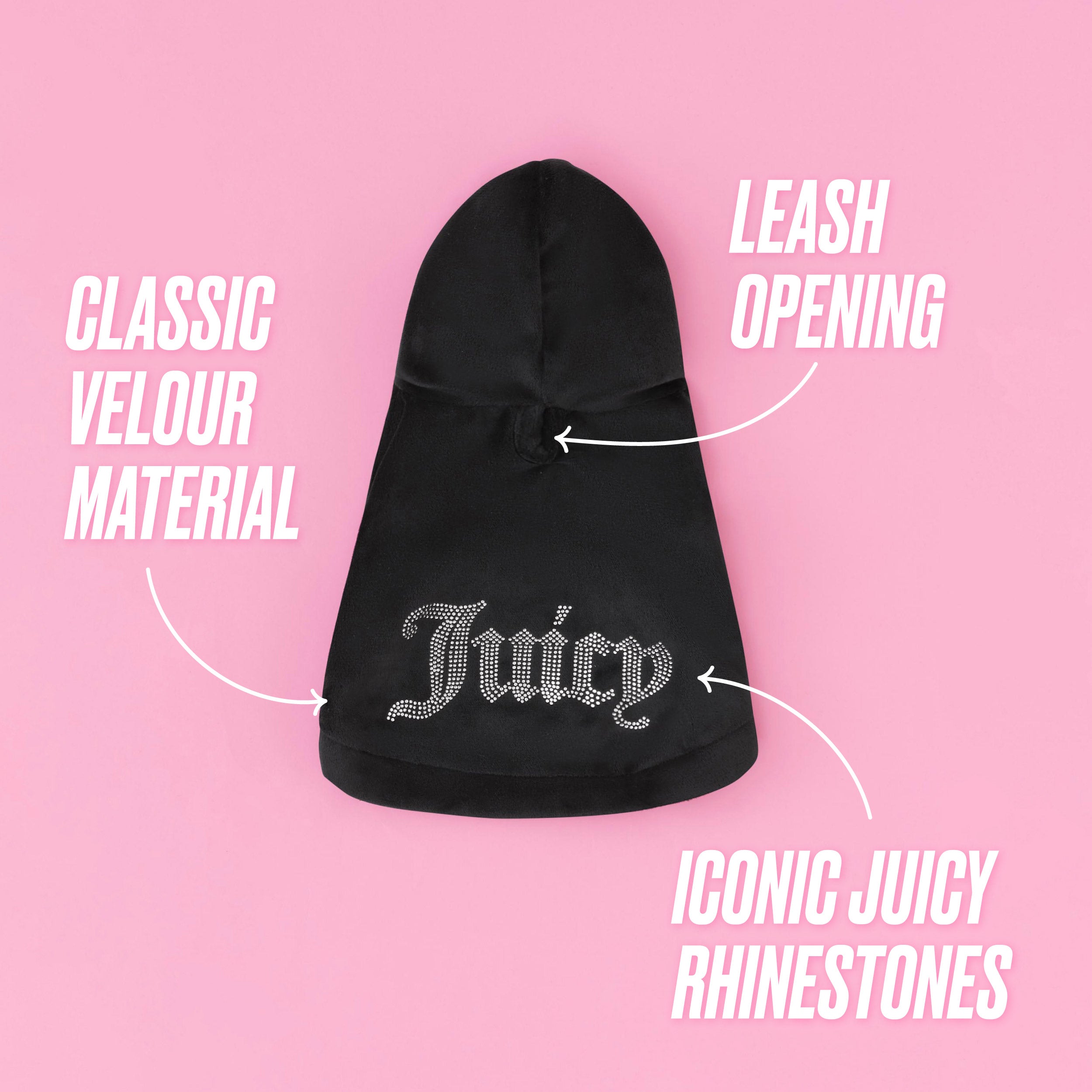 Bling Velour Pet Hoodie - Image 6