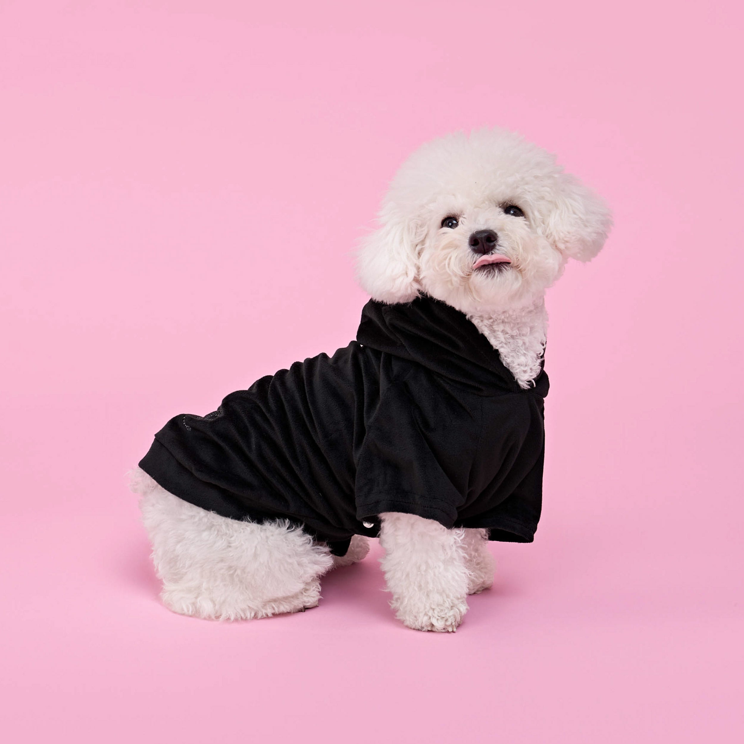 Bling Velour Pet Hoodie - Image 2