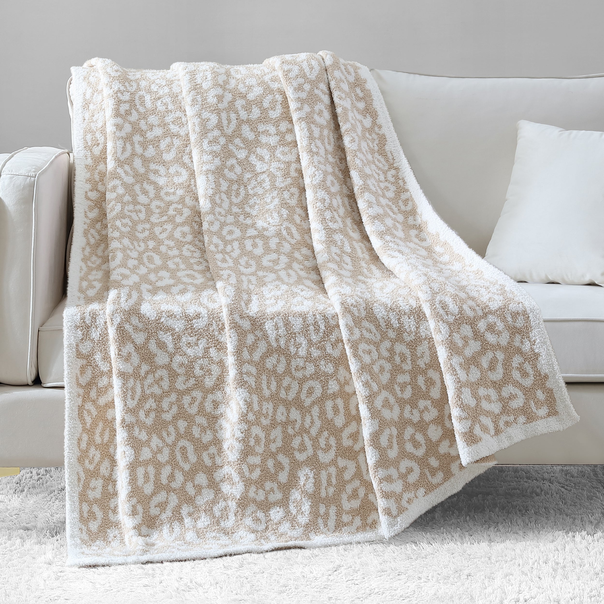 Leopard Print Throw Blanket - Image 2