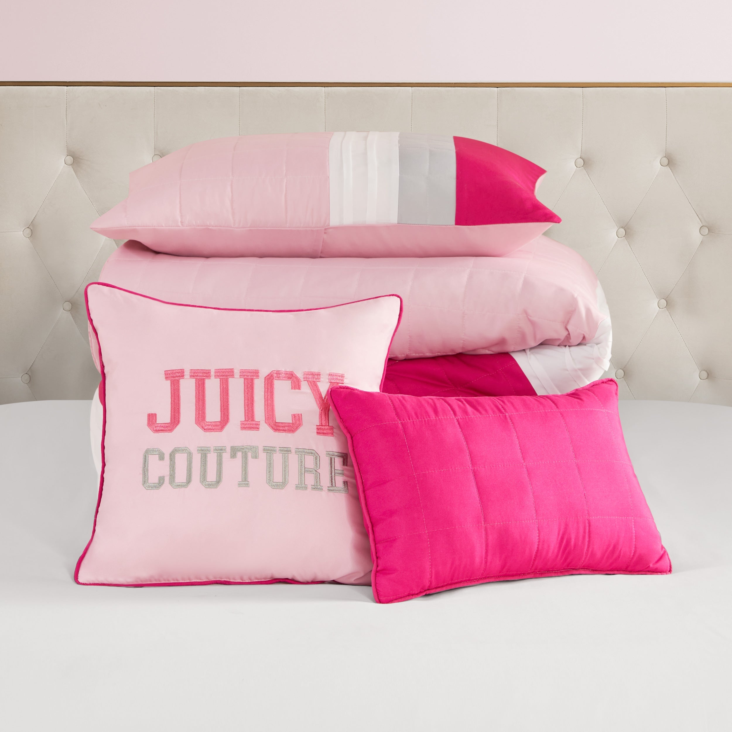 Color Blocked Pieced Comforter Set - Image 5