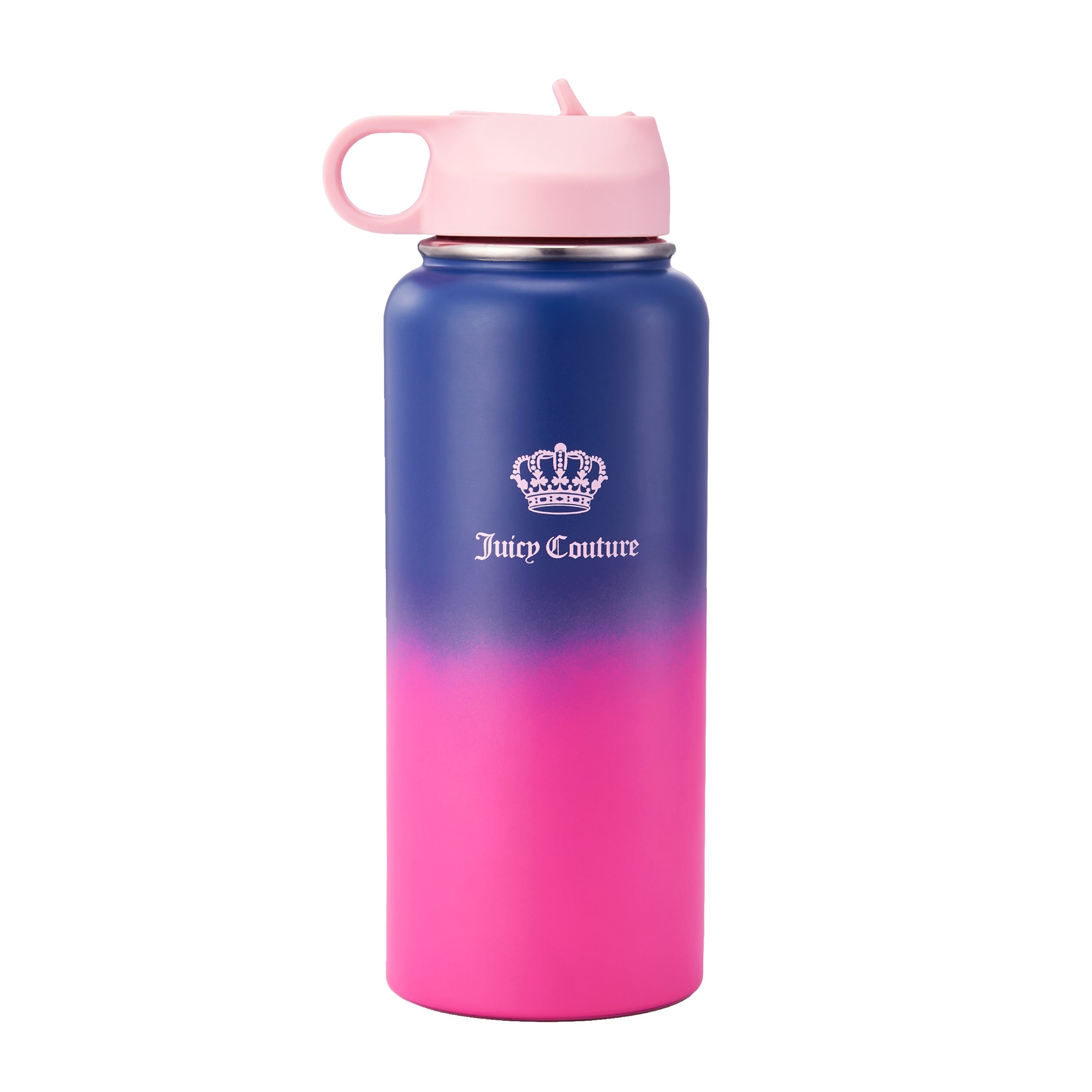 Go Girl Stainless Steel Water Bottle with Pop-up Straw