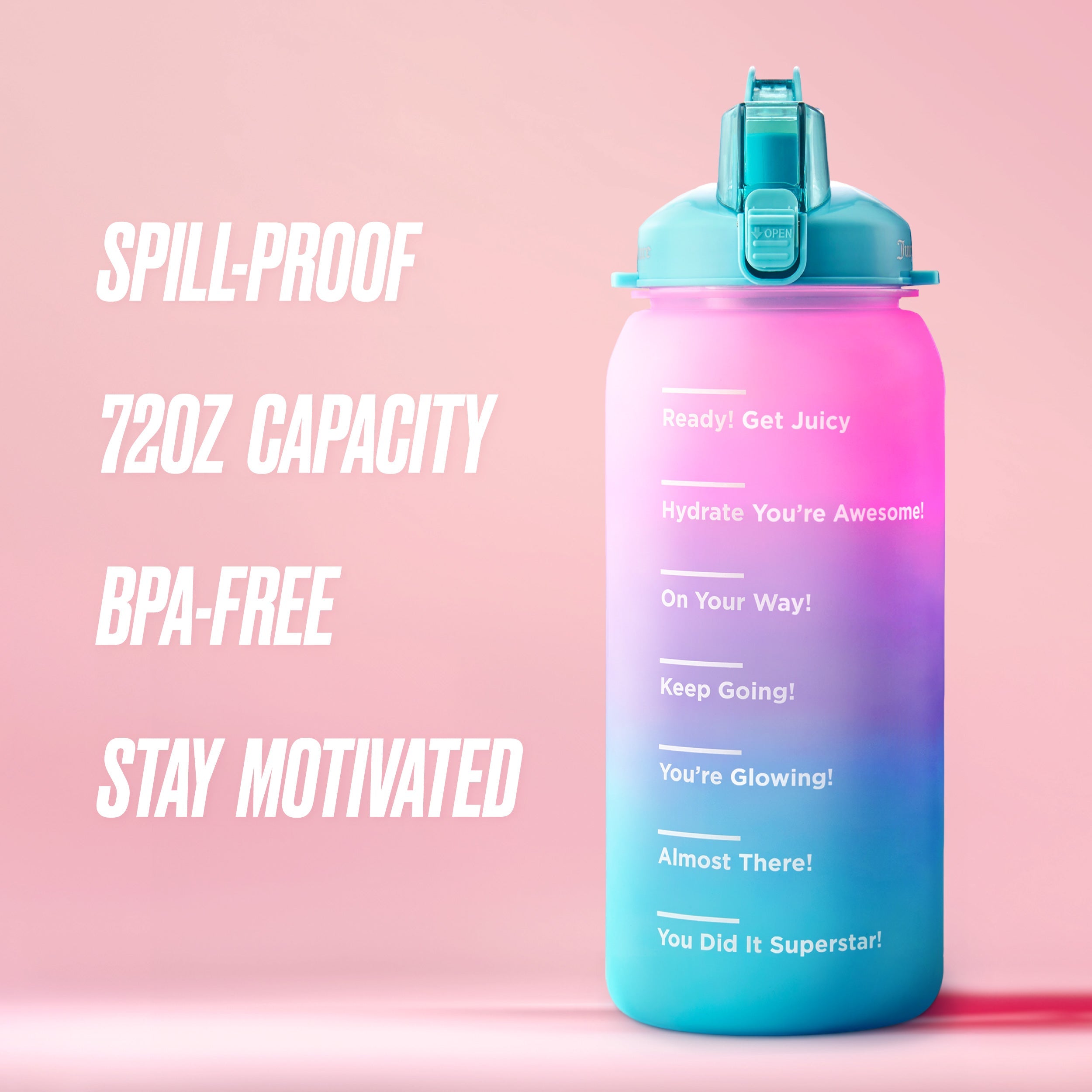 Motivate Fitness Water Bottle - Image 3