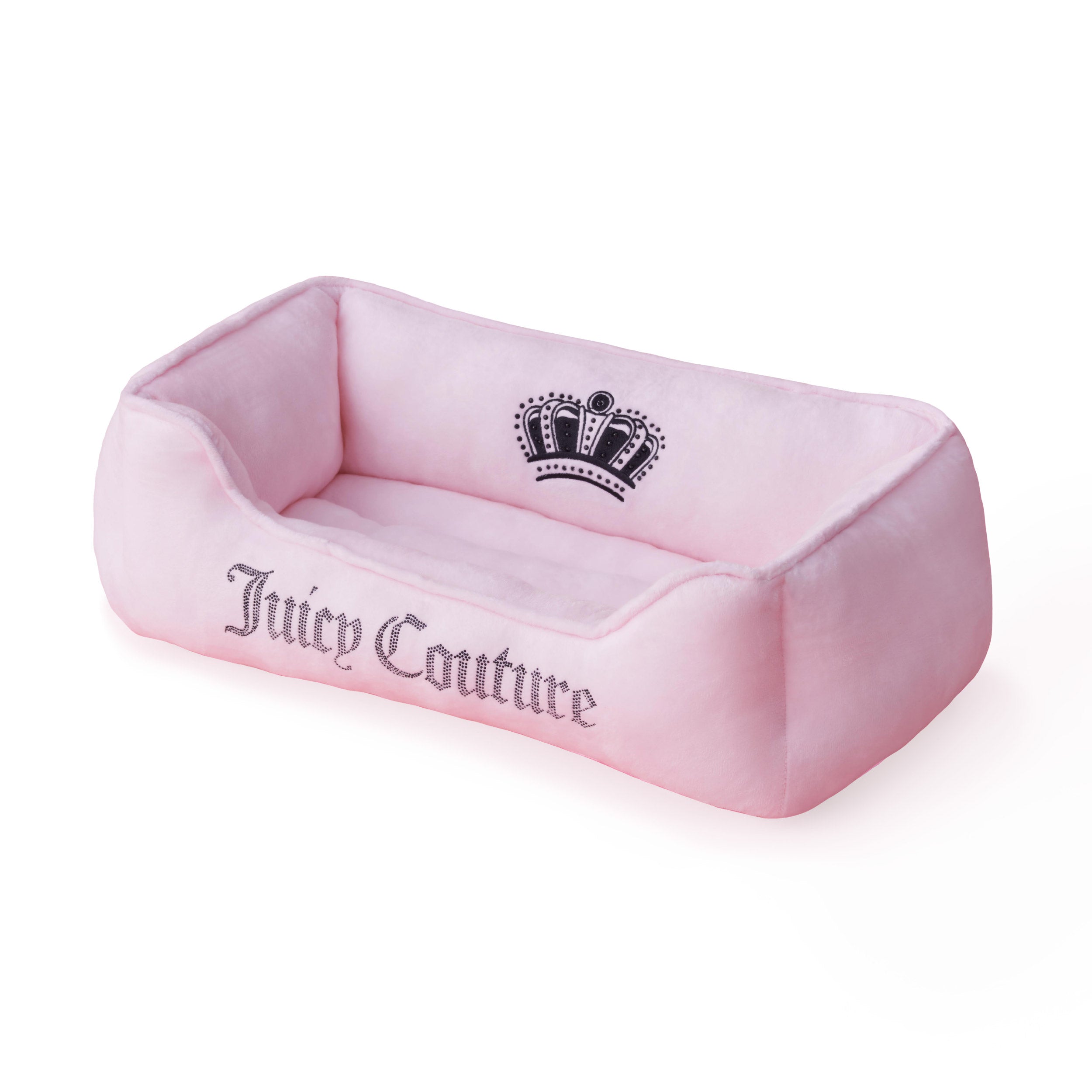 Crown Bling Black Pet Bed - Image 2