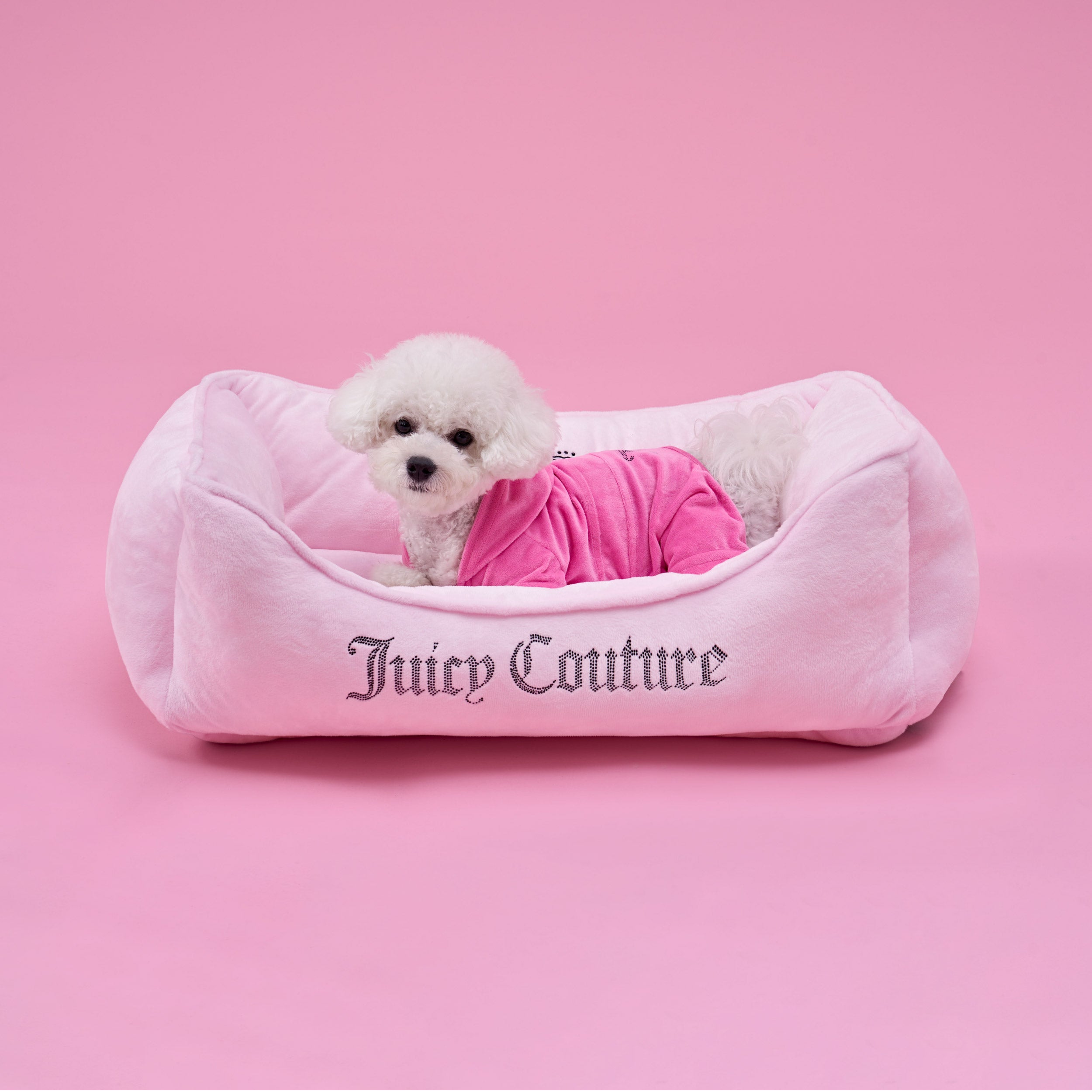 Crown Bling Black Pet Bed - Image 3
