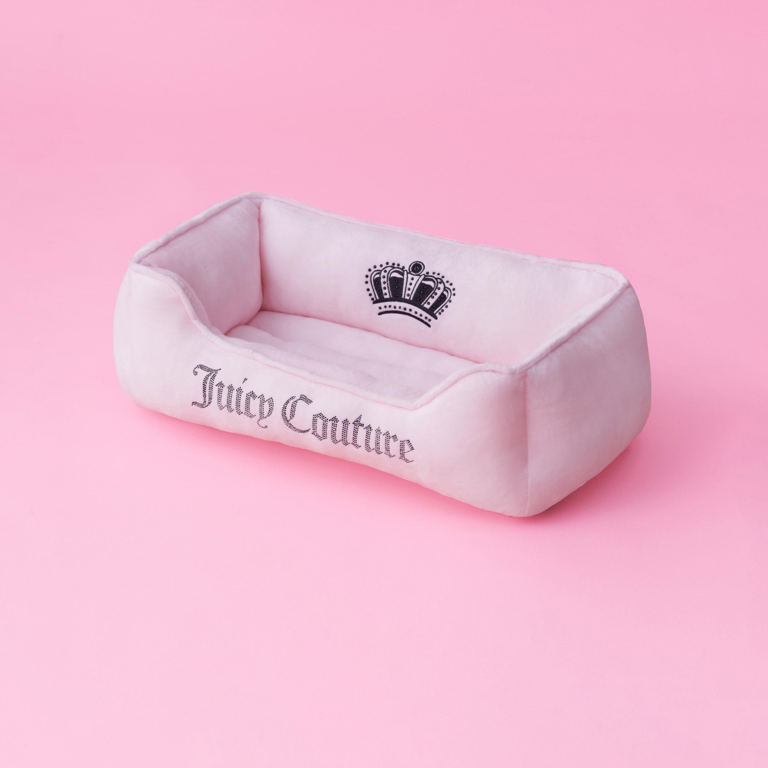 Crown Bling Black Pet Bed - Image 4