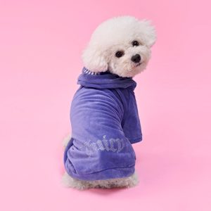 Bling Velour Pet Hoodie