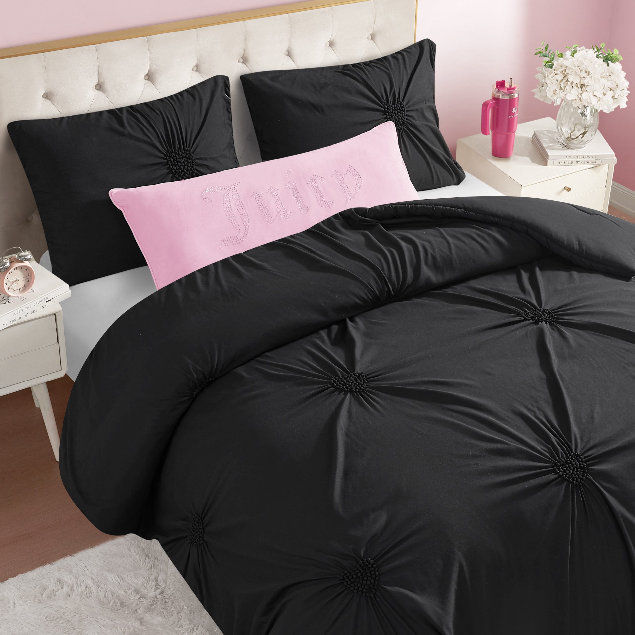 Amora Gathered Heart Comforter Set - Image 4