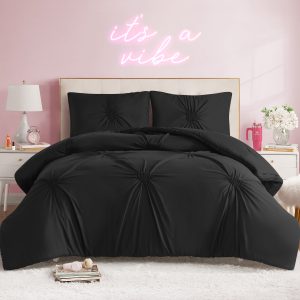 Amora Gathered Heart Comforter Set