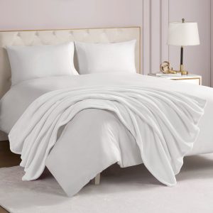 Solid Plush Throw Blanket