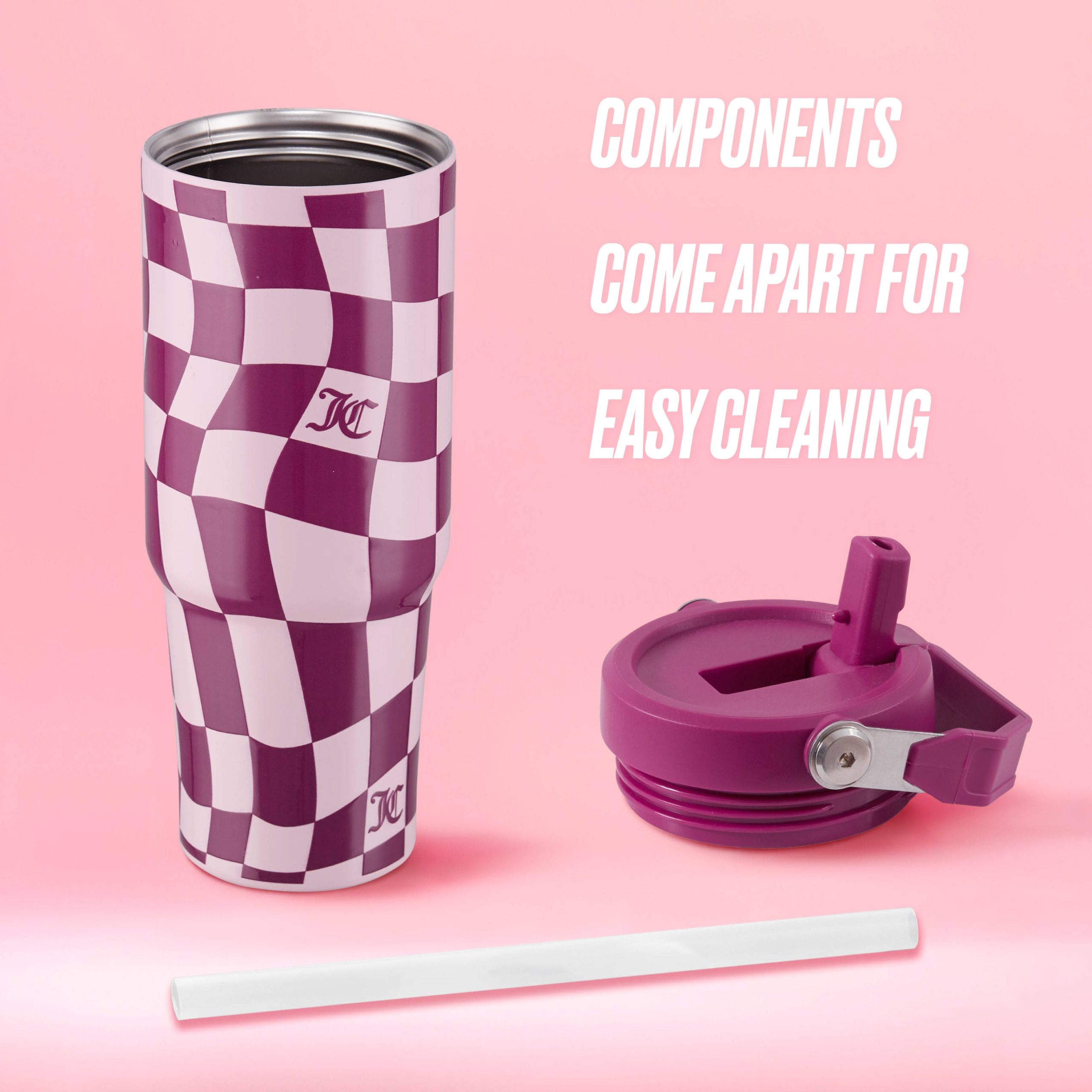 Flip & Sip Hydration Stainless Steel Tumbler - Image 3