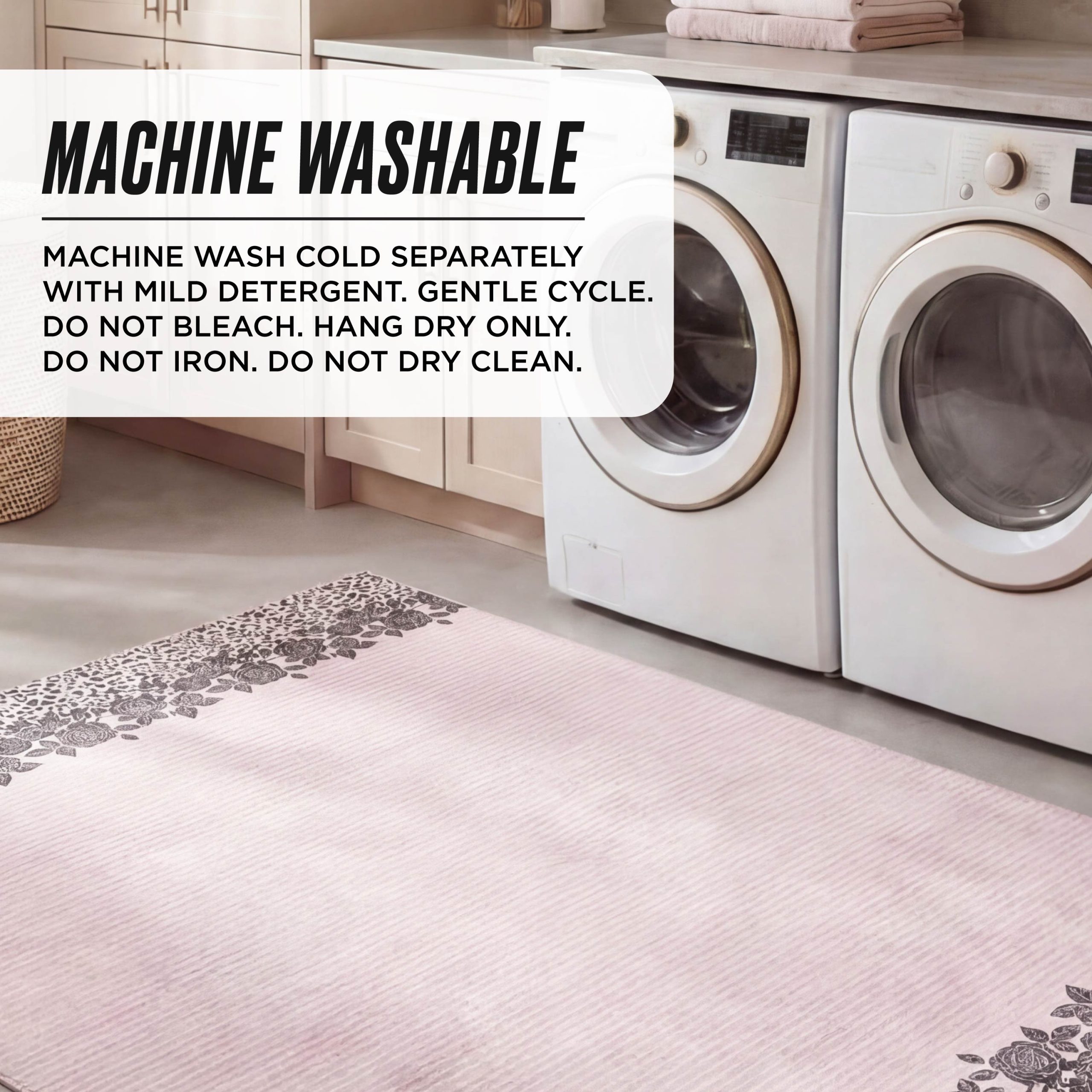 Finely Washable Rug. 7'10 x 10' - Image 5