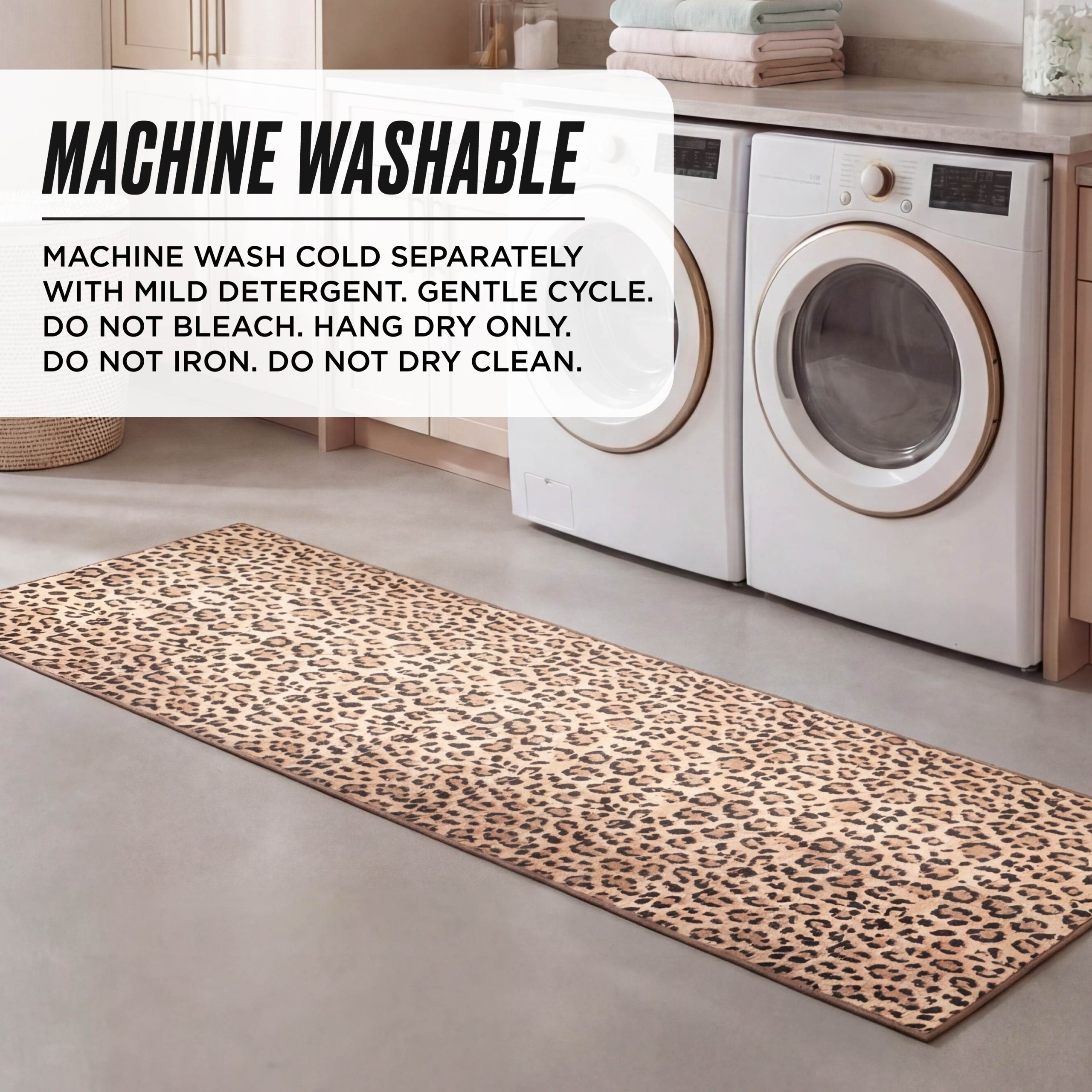 Finely Washable Rug. 2' x 6' - Image 5