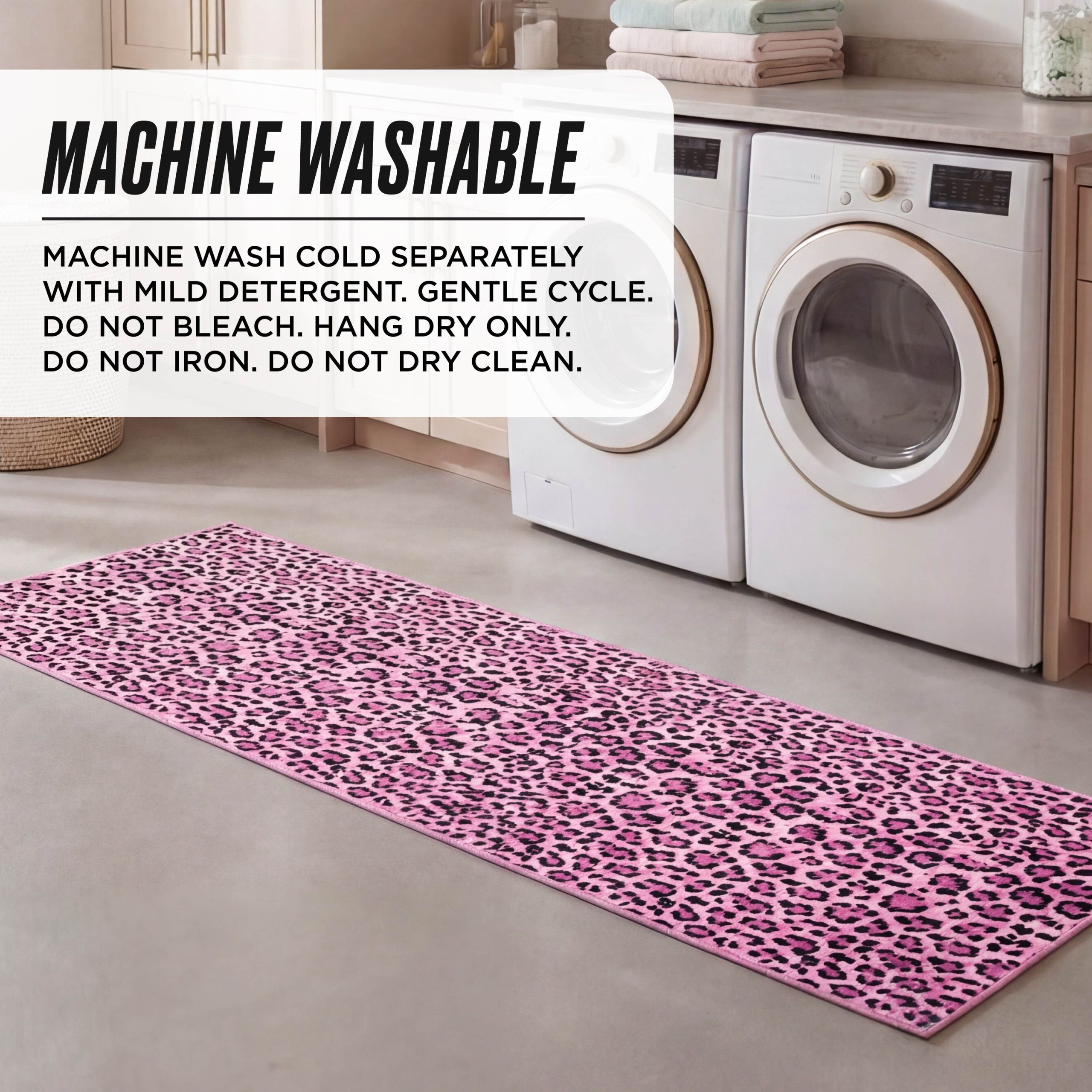 Finely Washable Rug. 2' x 6' - Image 5
