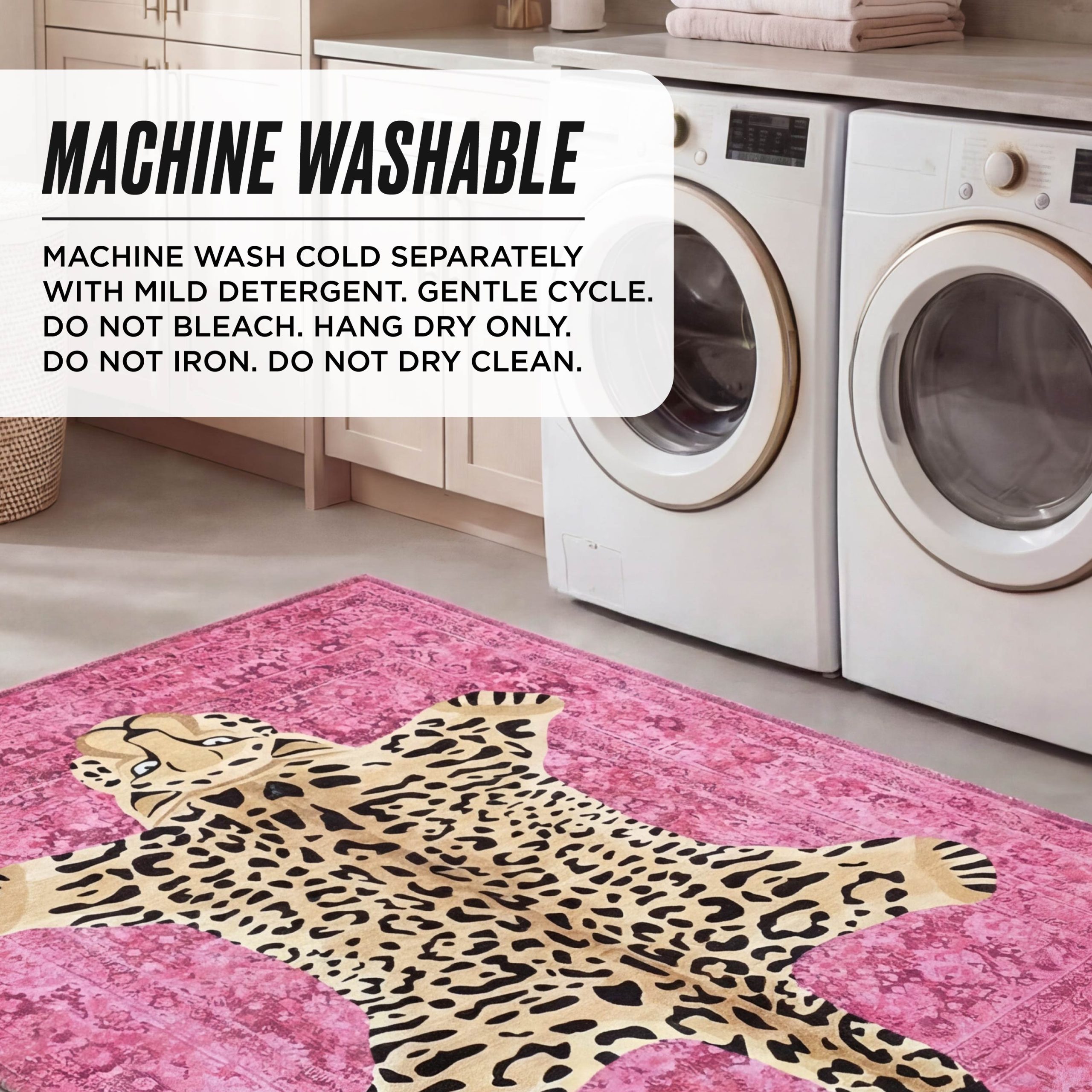 Finely Washable Rug. 7'10 x 10' - Image 5