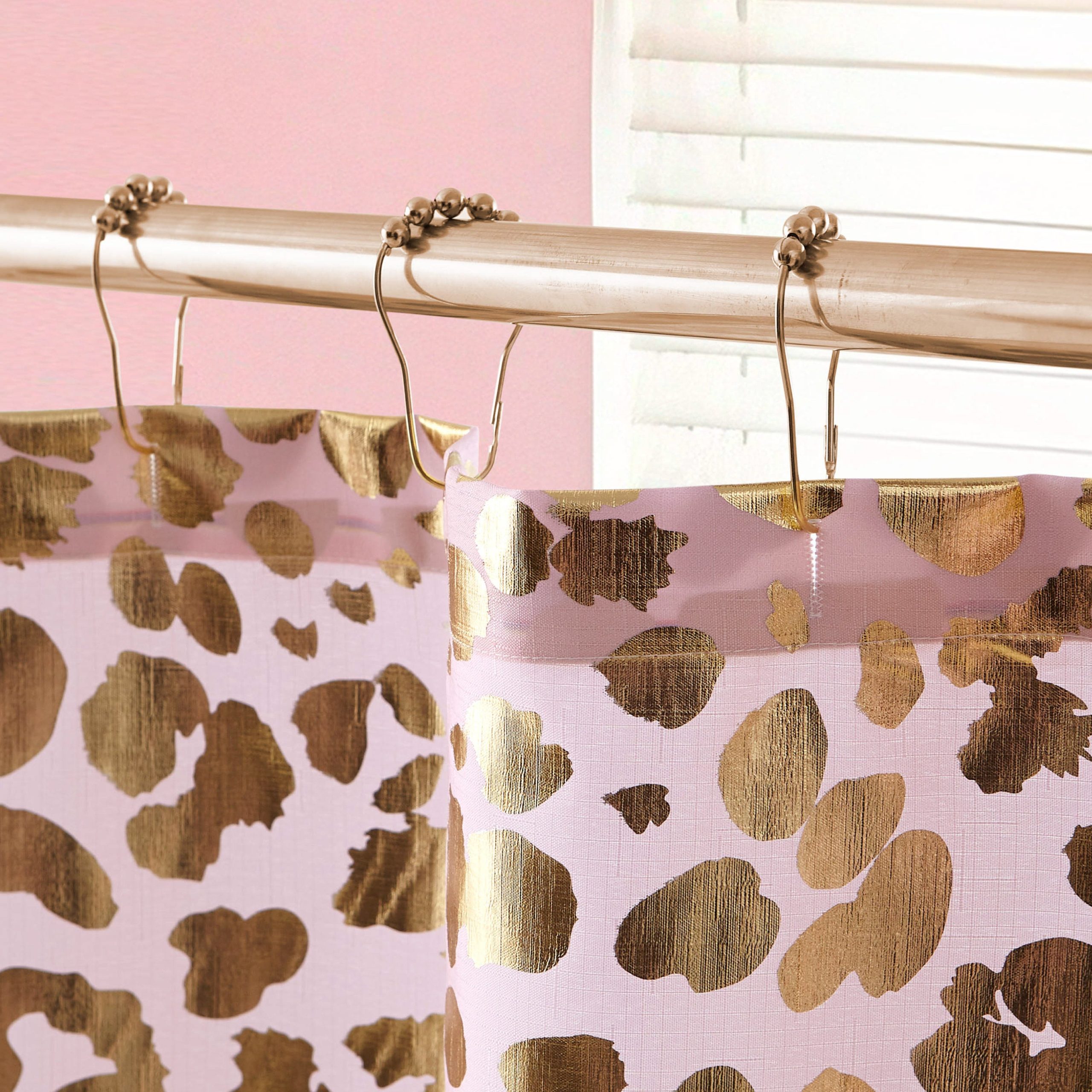 Shower Curtain and Hooks Set - Image 6