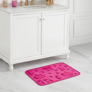 Quilted Memory Foam Bath Mat. 17 x 24