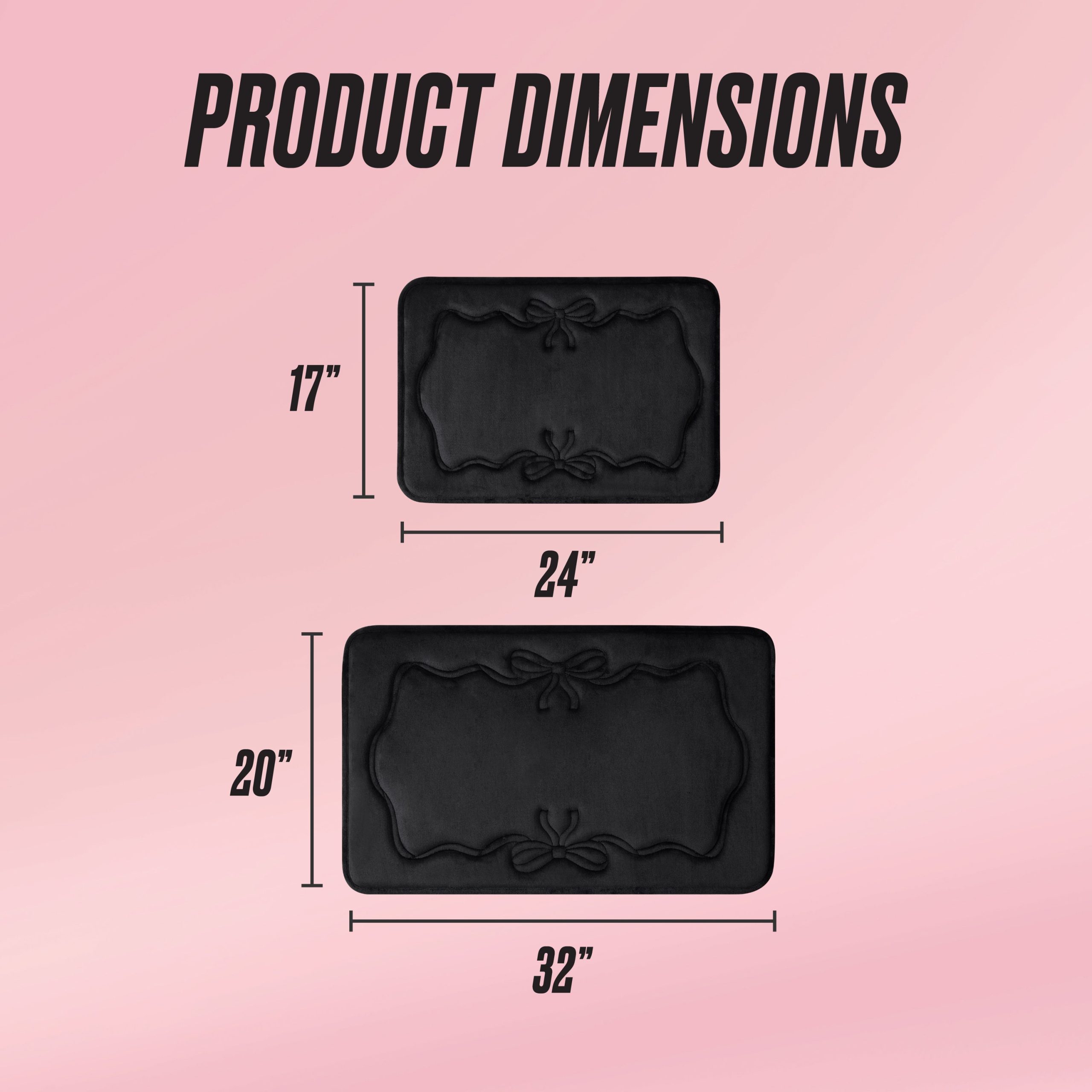 Quilted Memory Foam Bath Mat 2-Piece Set - Image 2