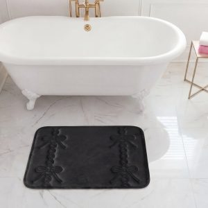 Quilted Memory Foam Bath Mat. 17 x 24