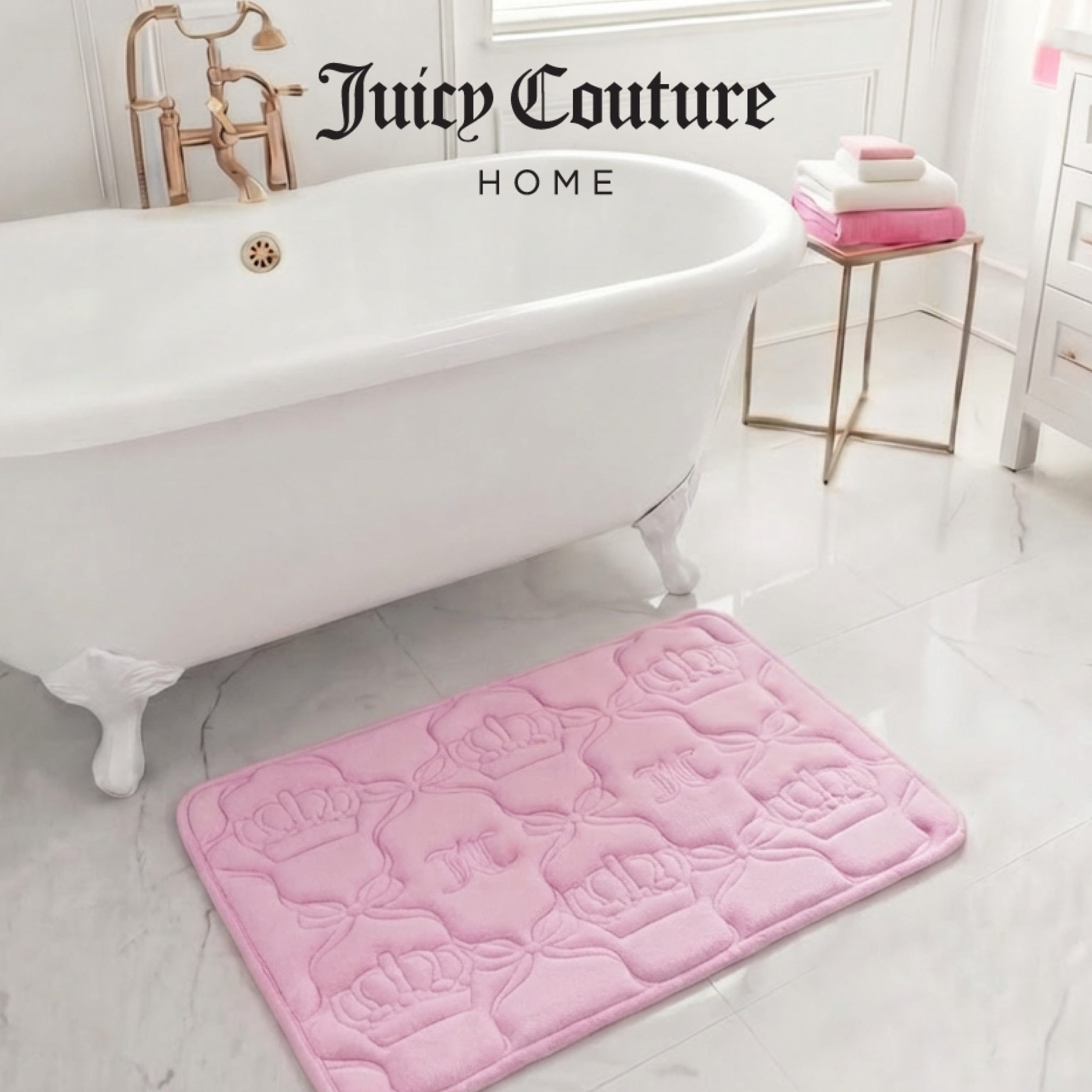 Quilted Memory Foam Bath Mat. 20 x 32 - Image 3
