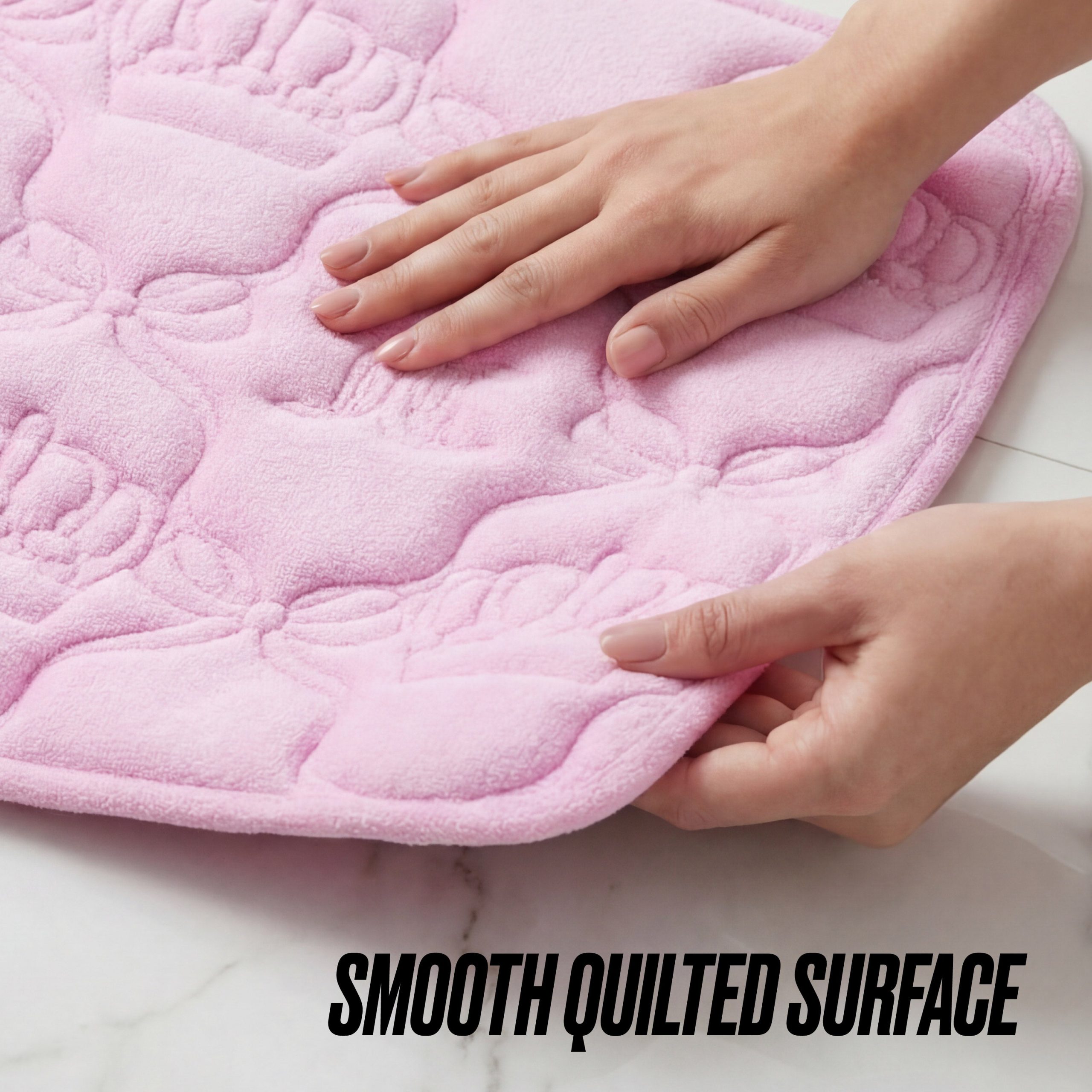 Quilted Memory Foam Bath Mat. 20 x 32 - Image 6