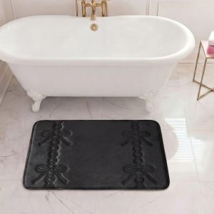 Quilted Memory Foam Bath Mat. 20 x 32