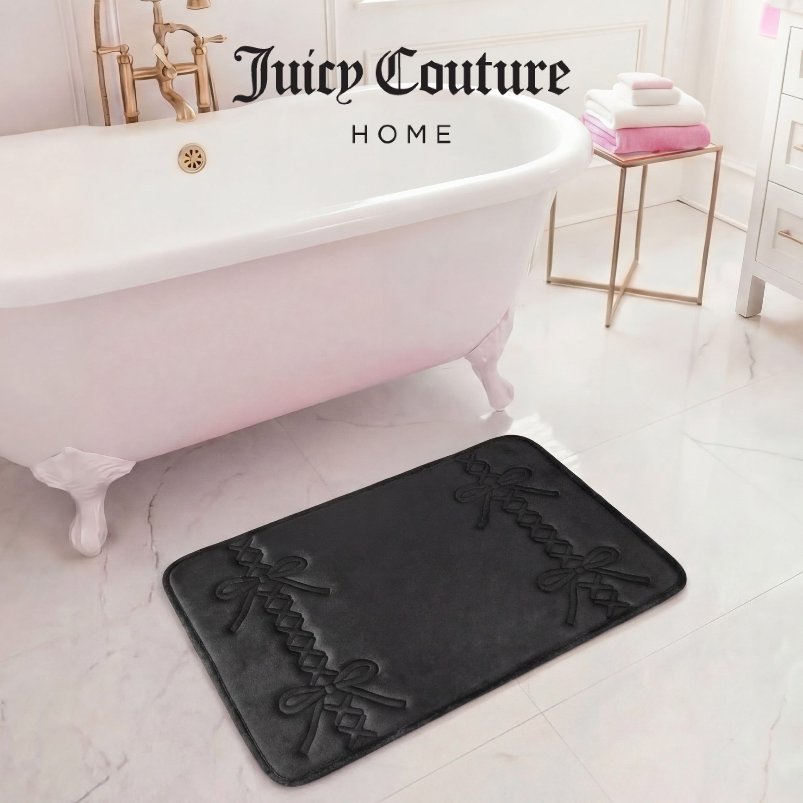 Quilted Memory Foam Bath Mat. 20 x 32 - Image 3